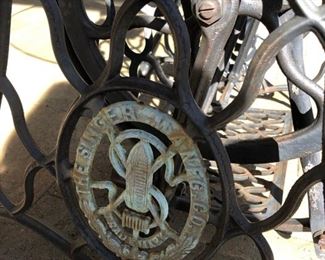 Singer sewing machine base