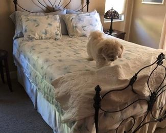 Art Nouveau bed frame Iron Queen