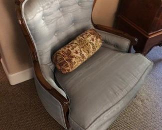 Pair of Blue arm chairs