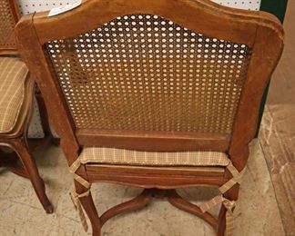 Lot: 502 - Set of 6 ANTIQUE French dining room cane chairs
Set of 6 ANTIQUE French dining room cane chairs with custom wooden seat planks to protect the cane with cushions