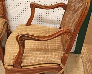 Lot: 502 - Set of 6 ANTIQUE French dining room cane chairs
Set of 6 ANTIQUE French dining room cane chairs with custom wooden seat planks to protect the cane with cushions