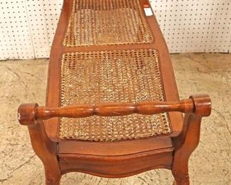 Lot 542
Country French style cane bench