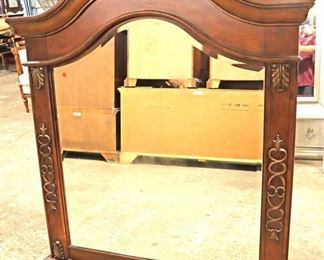 Lot 597A
Contemporary mahogany frame carved beveled mirror