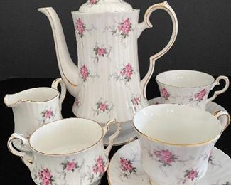 8 Pc Tea Set Princess House Bone China