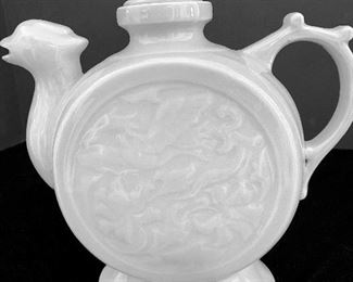 Celadon Phoenix Teapot 8.5" Republic Era Porcelain