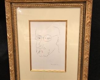 Henri Matisse Limited Edition Lithograph Ornate Frame 