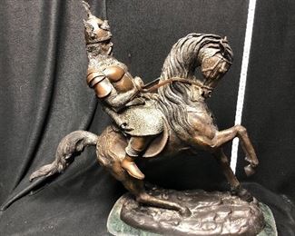Tartar Warrior Bronze by Antoine-Luisse Barye