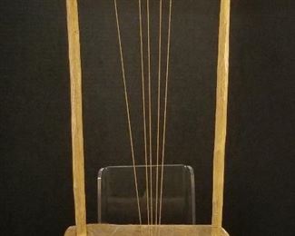 African Instrument Possibly Dita or Krar 28" H