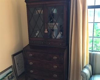 Antique Secretary - another work space for at home work while looking beautiful.  Ecellent condition 35"w x 76"h x 18.5"d $480
