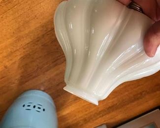 pair of vintage lamp shades available for in-person sale Friday only