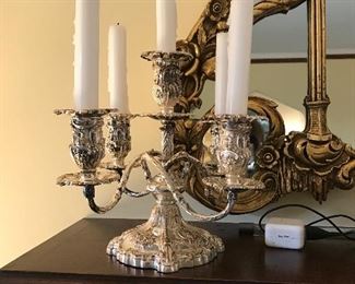 Pair of candelabra, available for in-person sale Friday only