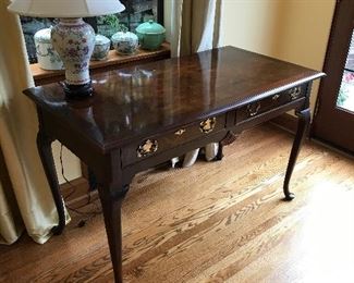 Chippendale style desk from Hekman 50"w x 26"d x 31"h. ready for more work from home?  This does double duty in any room $260