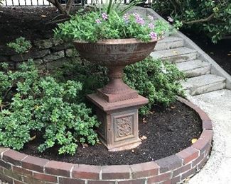 Iron fountain approximately 42"h x 34"d. stunning but will require professional moving  $640