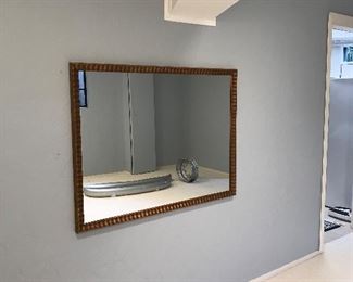 gold frame on mirror 35" x 47" one of two available $240 each