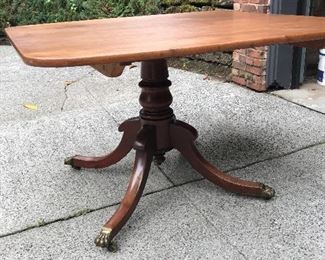 Pedestal flip top table 42" x 48" x 29.5"h $190 