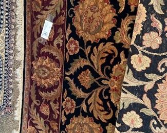 another view of the carpet a bit more unrolled showing full  pattern 