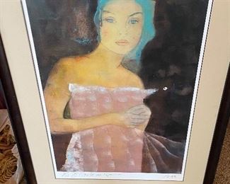 "Isa d'Orleans #1/295 21.25" x 29.5" Asking $280