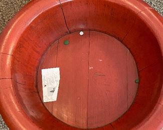 Antique wooden bowl $180