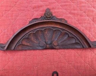 top detail on the clock