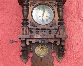Second antique clock - Gebr. Ellinghausen Berlin rare $440