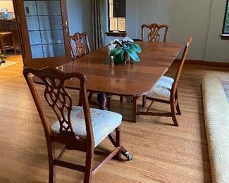 Vintage dining table $640  68”l x 43” w x 29”h