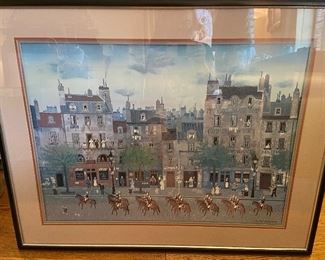 Michel Delacroix plate signed available for in-person sale Friday only