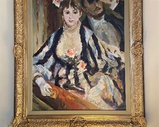 Vilma Patterson “La Loge”  29” x 35”
originally $5000 from 1989  asking $590