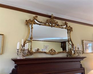 Antiques and more for sale- mirror details in another photo