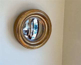Round 14"diameter mirror.  $80