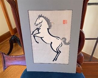 Japanes woodblock for available for in-person sale Friday only