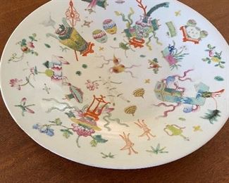Antique Famille Rose large platter $460