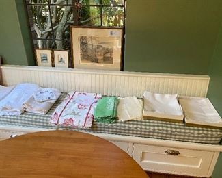 linens available for in-person sale Friday only