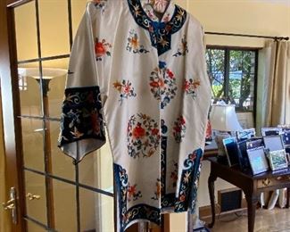 antique chinese silk jacket $585