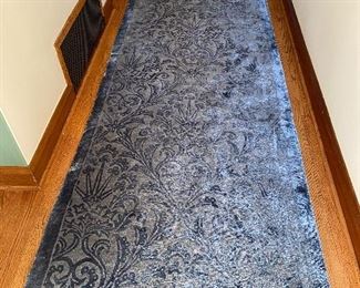 Custom silk and wool runner from Pande Cameron 3'4" x 11' 7" $1400
