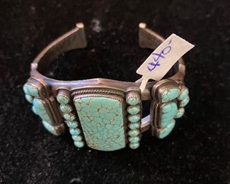 Sterling and Turquoise bracelet $440