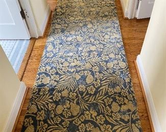 another silk and wool  Pande Cameron custom runner 3' x 8'7" asking $2400 available for in-person sale on Friday