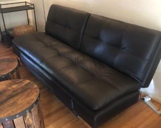 Black Leather Couch