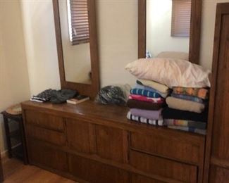 Mid Century Dresser with Mirrors