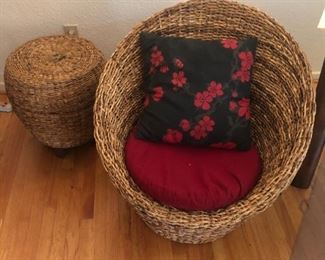 3 Wicker Chairs