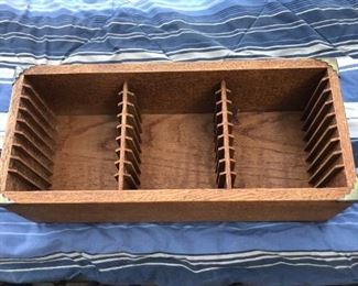 Wooden CD Holder