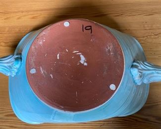 Light blue pottery bowl                                                
