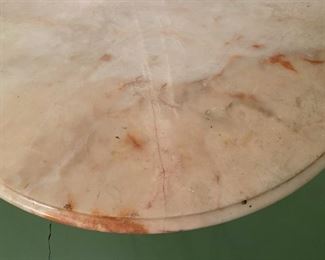 Marble top iron bistro table                                         225.00   