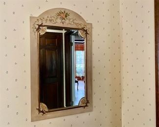 Painted mirror                                                                     95.00           trim loose on one side