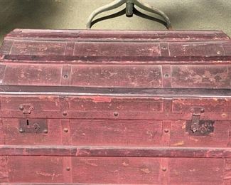 Antique painted trunk                                                  125.00
