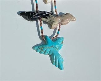 Native American fetish necklace                                  50.00
