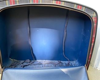 Interior of suitcase