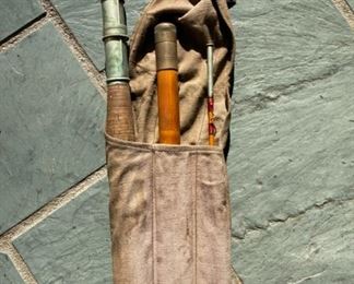 Vintage Winchester Bamboo Fly Rod Set                         with "cane" rod case 9'                                                         