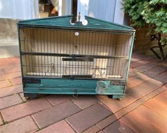 Antique bird cage                                                                   125.00   17"h x 20"w x 8 1/2"d