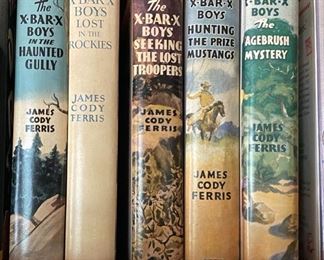 Five titles in the ''The X Bar X Boys'' series by James Cody Ferris.                                                                          