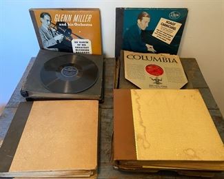 Lot of 100+ Vintage 78 rpm Records.  VICTOR, DECCA, COLUMBIA, BLUEBIRD, and other labels by a wide variety of artists. Most are sleeved in binders. All are in good condition for age.                                              200.00